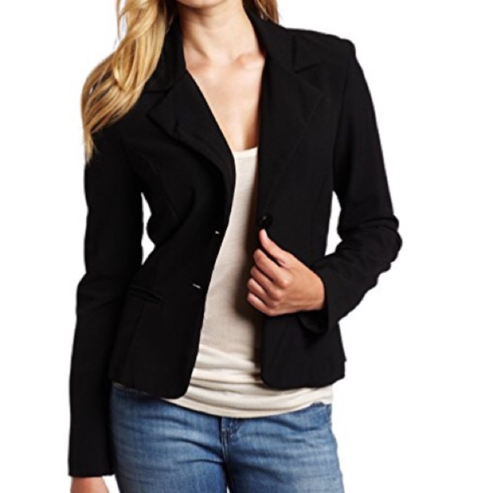 A. Byer Two Button Black Blazer